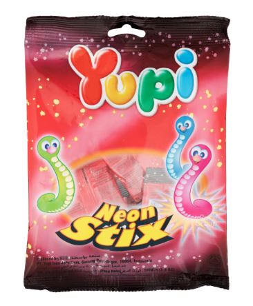 Yupi Gummi Neon Stix