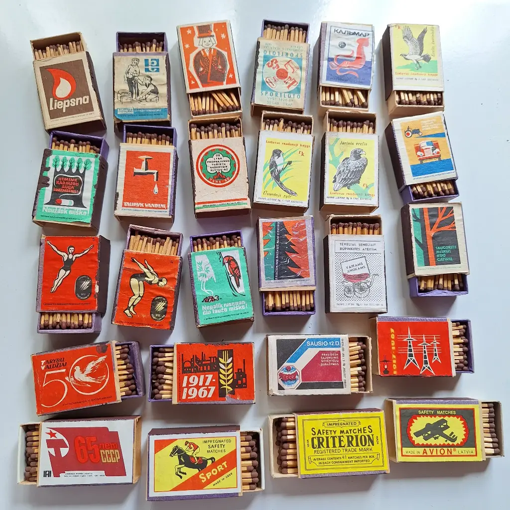 Retro Match Box