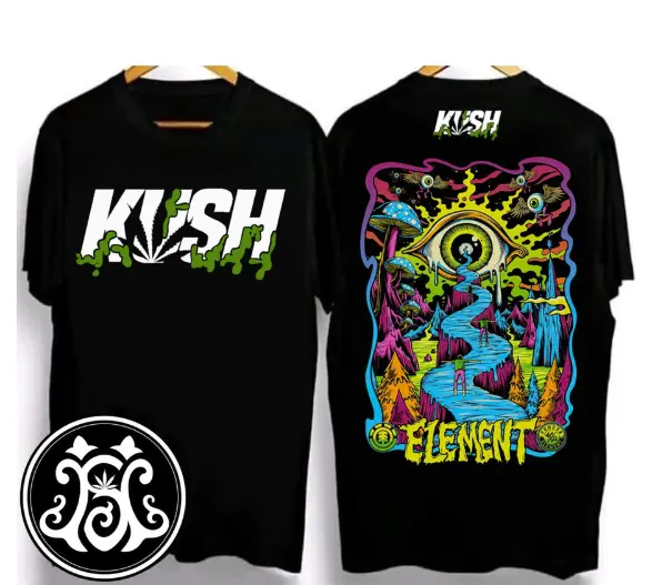 Kush Hemp Print T-Shirt 