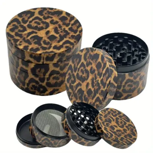 [GRINDER] Grinder Metal Leopard Print - 50mm. 
