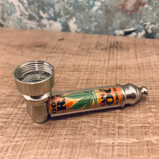 [PIPE] Metal Pipe with Glass handle ( S )